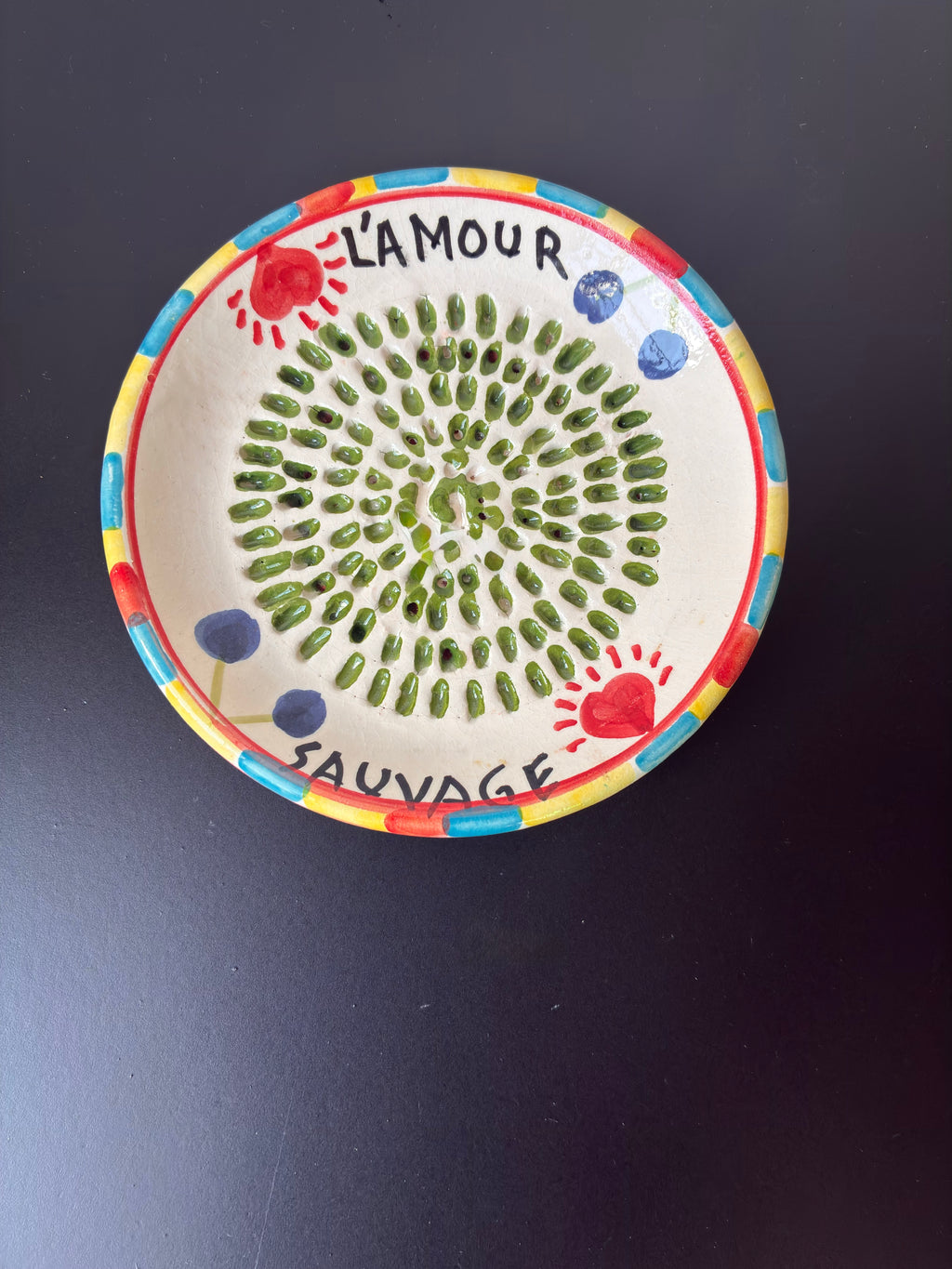 L’amour sauvage - coupelle râpe en céramique