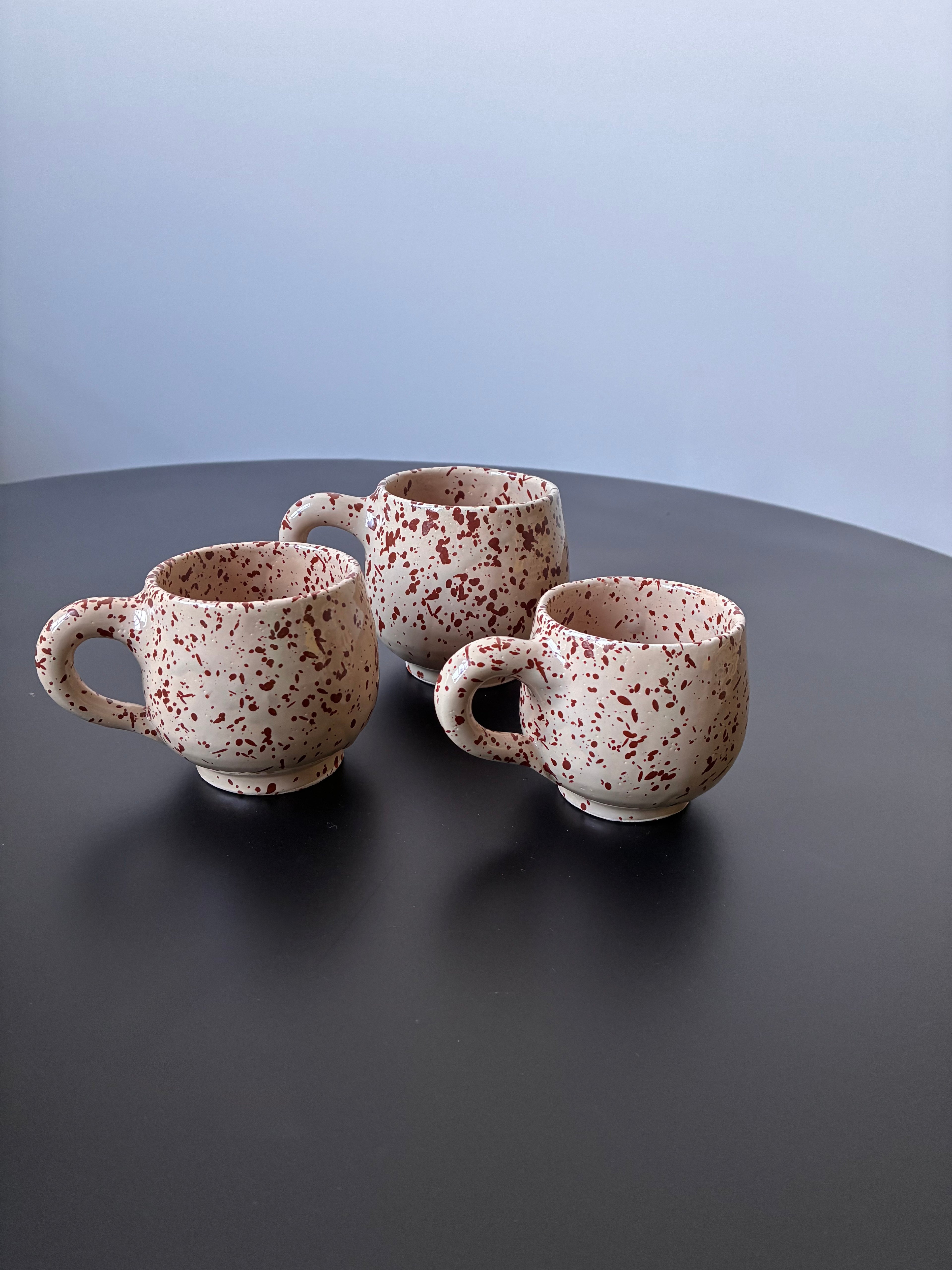 Terrazzo - Tasse artisanale en céramique motif moucheté