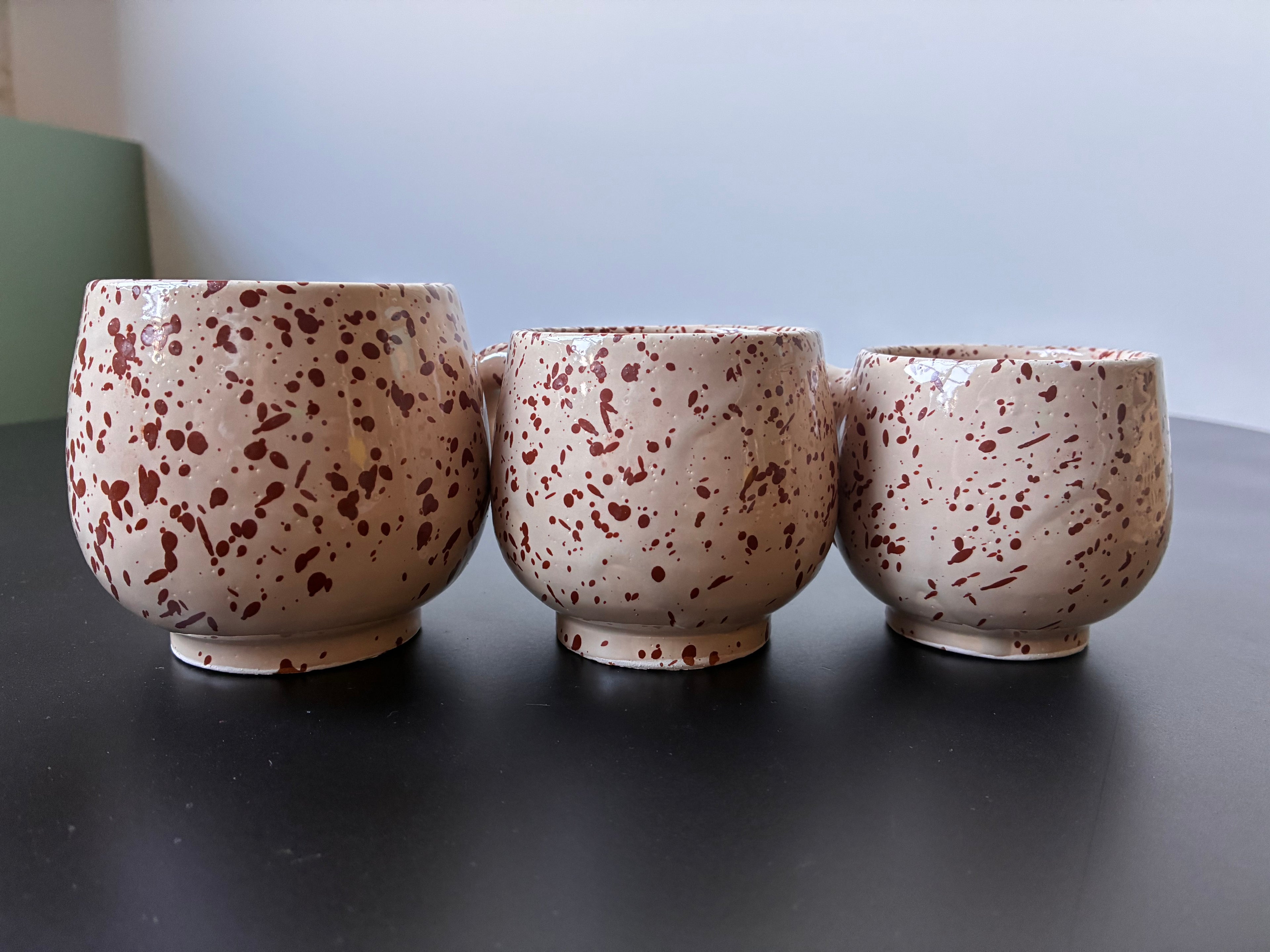 Terrazzo - Tasse artisanale en céramique motif moucheté