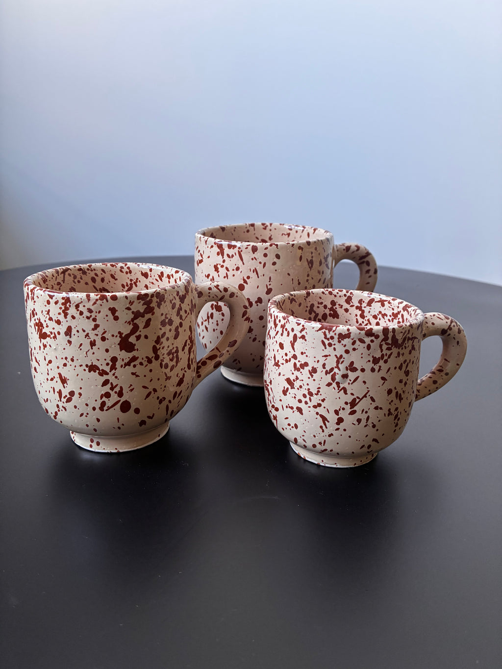 Terrazzo Line - Tasse artisanale en céramique motif moucheté