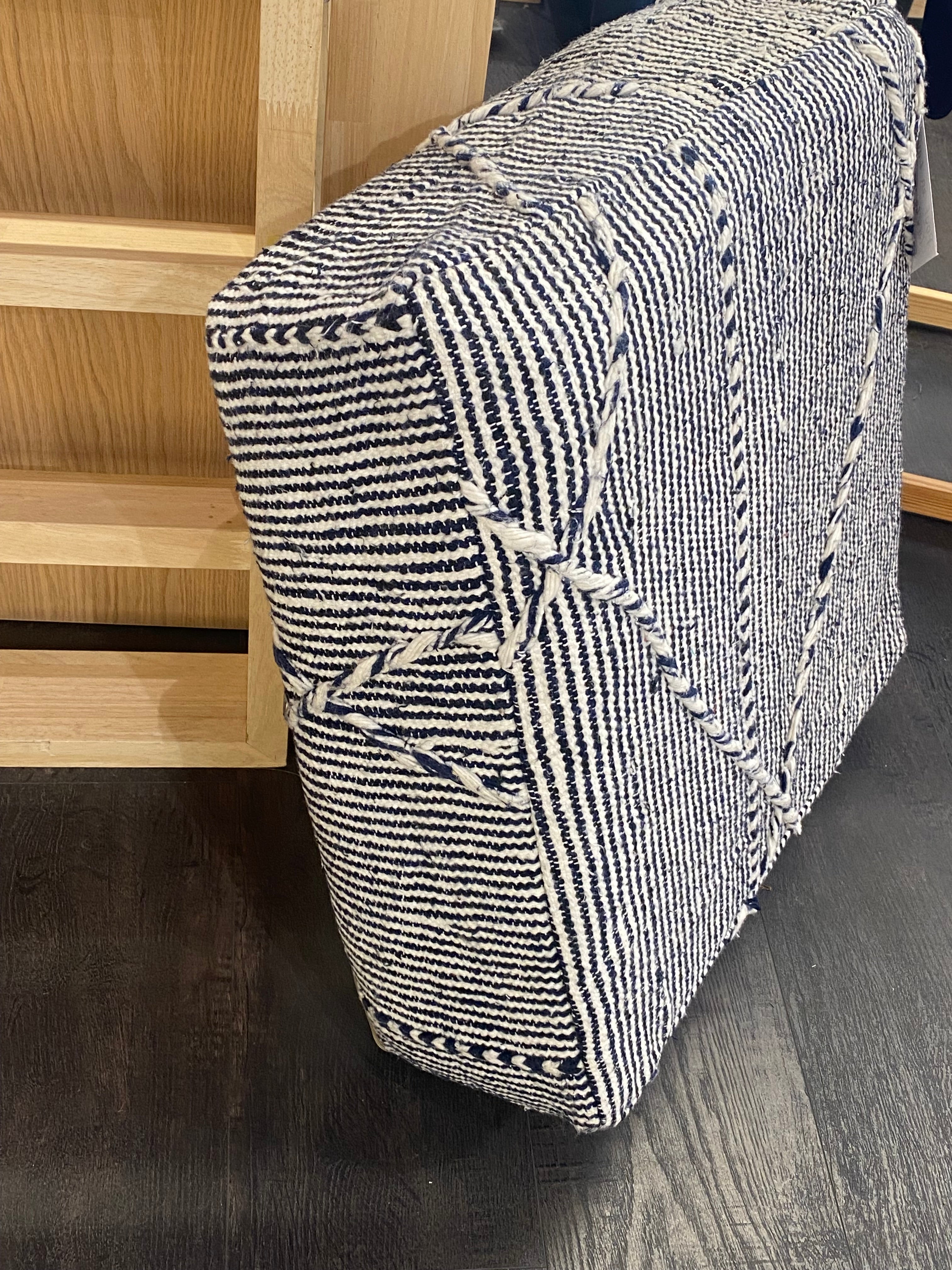 Pouf blue jean