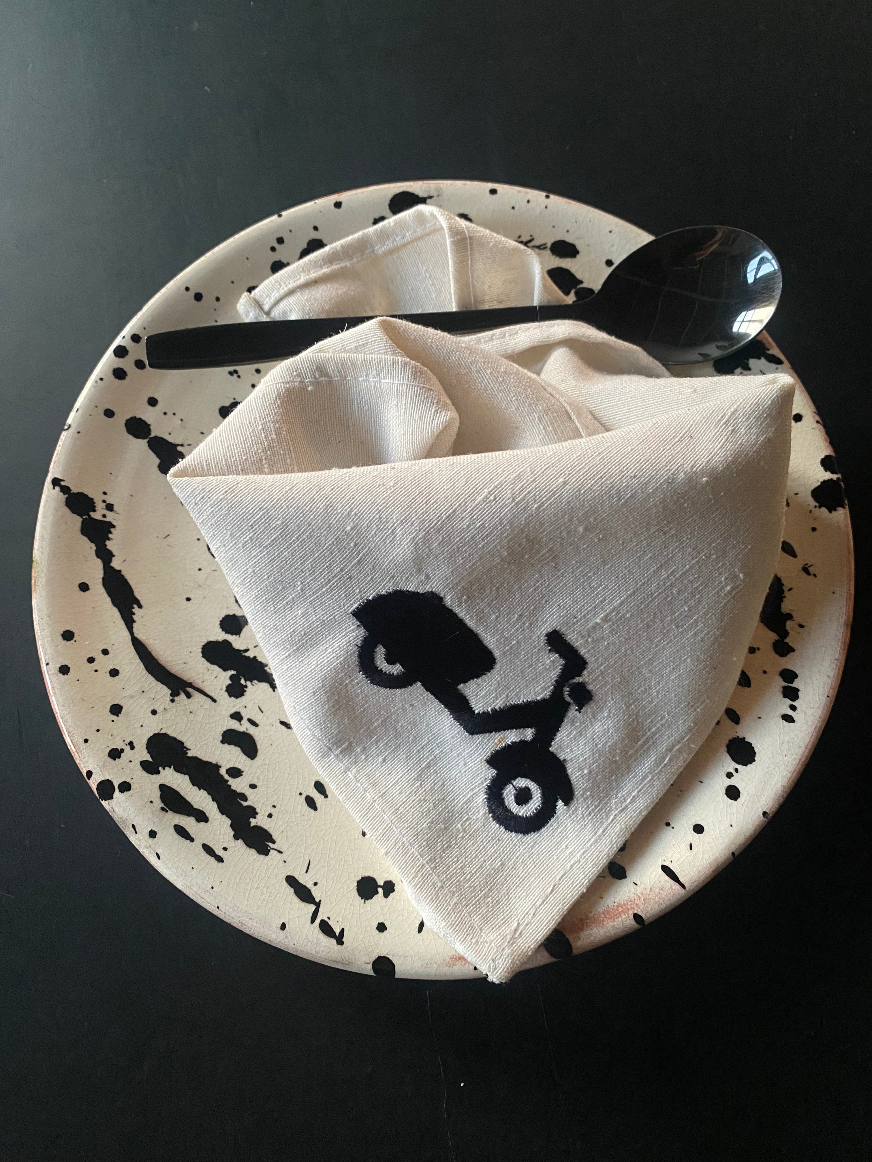 lot de 2 serviettes de table