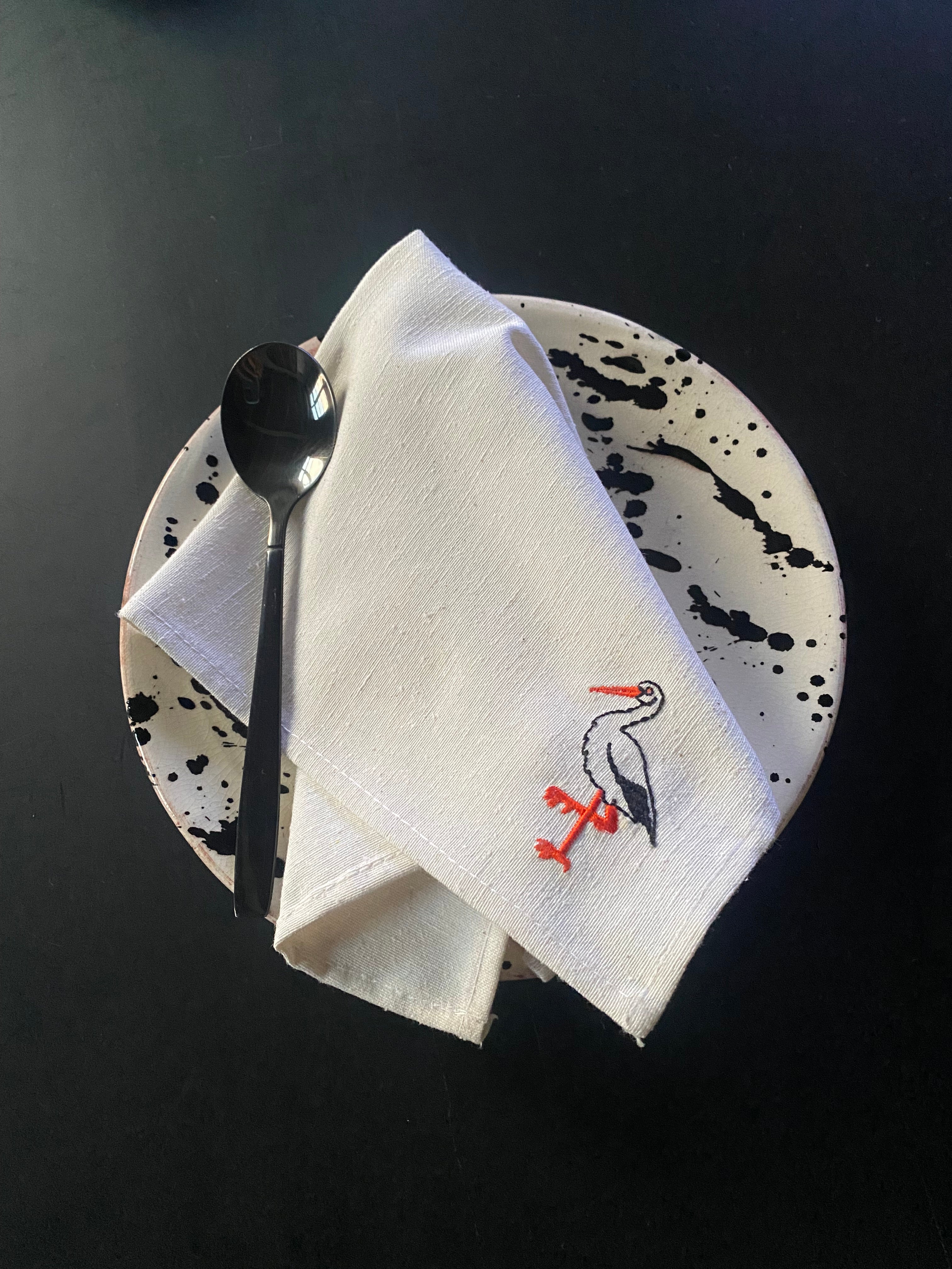 lot de 2 serviettes de table