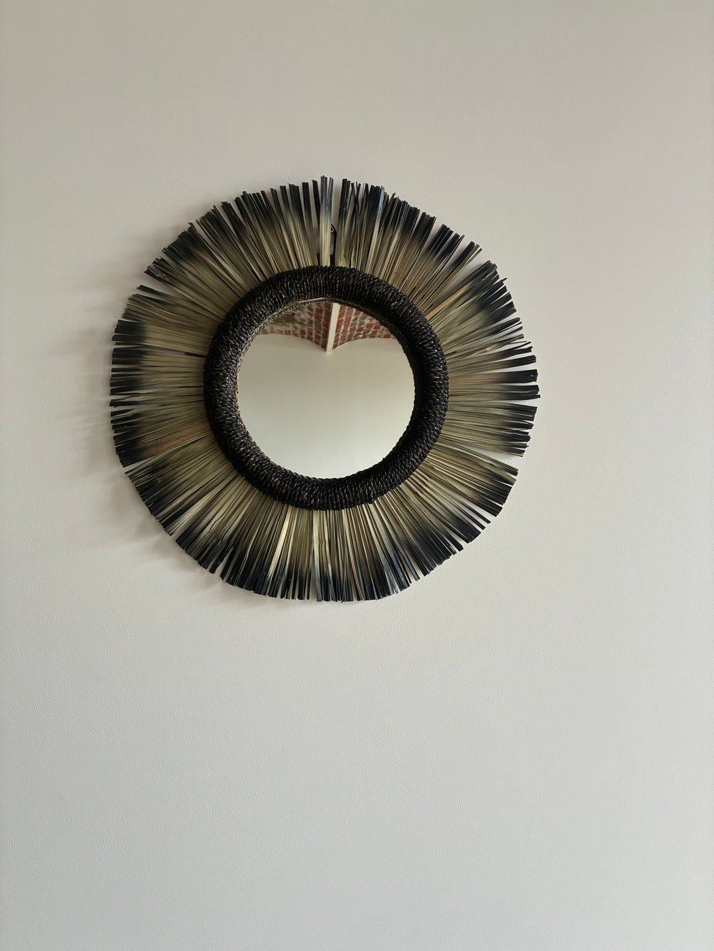 Miroir Raphia rigide