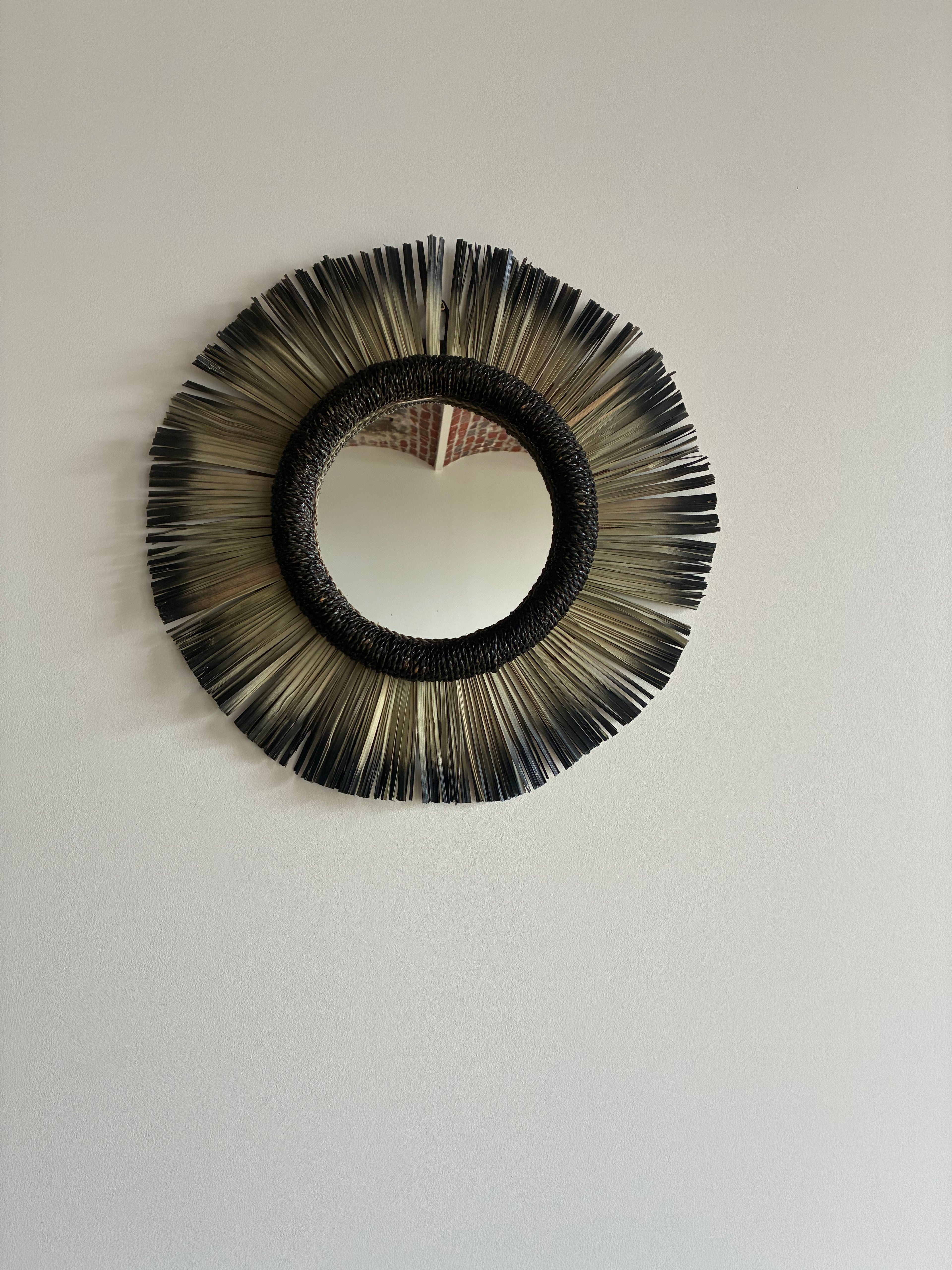 Miroir Raphia rigide