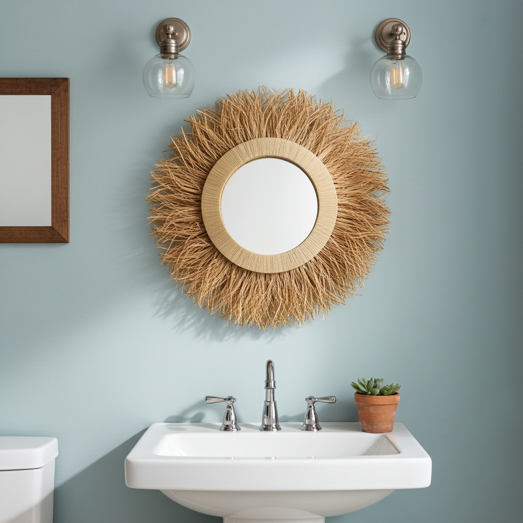 Miroir Raphia S